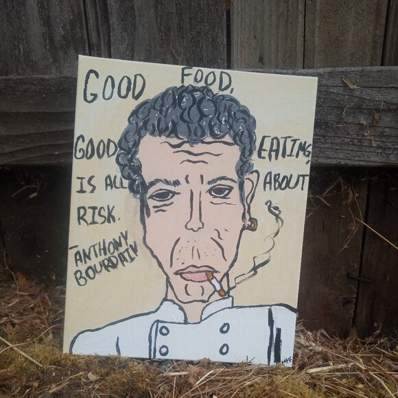 Anthony Bourdain Portrait Painting - Picture 7 of 16